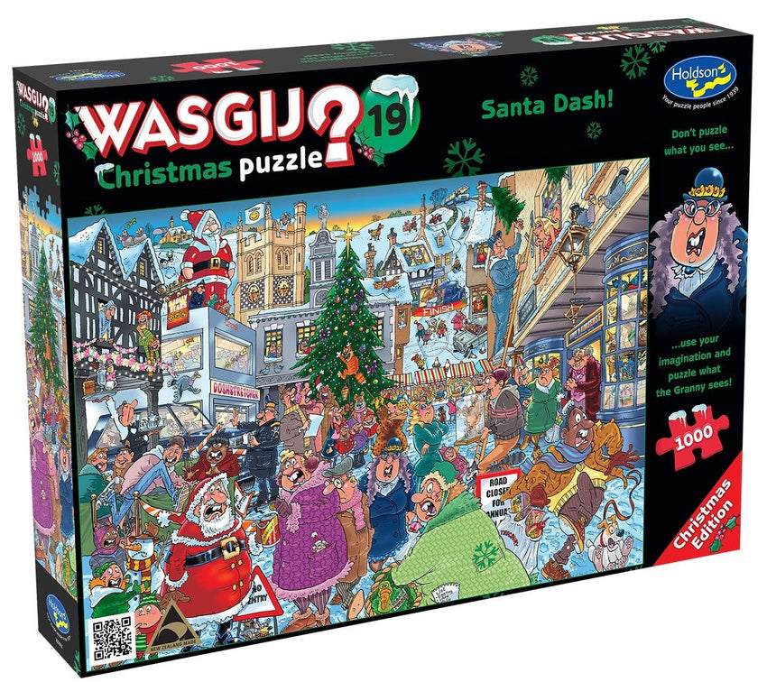 Wasgij Christmas 19: Santa Dash! 1000pc Puzzle