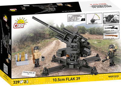 COBI - Construction Blocks, COBI 10.5cm FLAK 39 Artillery 339pc