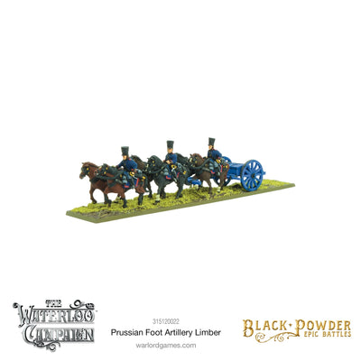 Warlord Games, Black Powder Epic Battles: Napoleonic Prussian Foot Artillery Limber