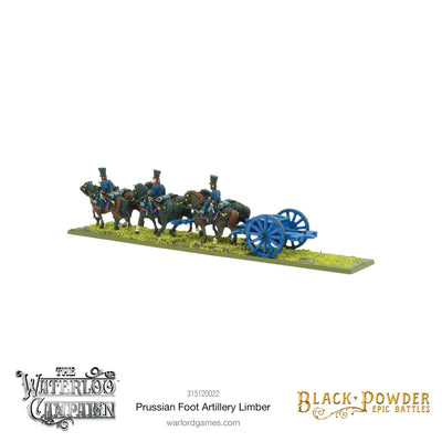 Warlord Games, Black Powder Epic Battles: Napoleonic Prussian Foot Artillery Limber