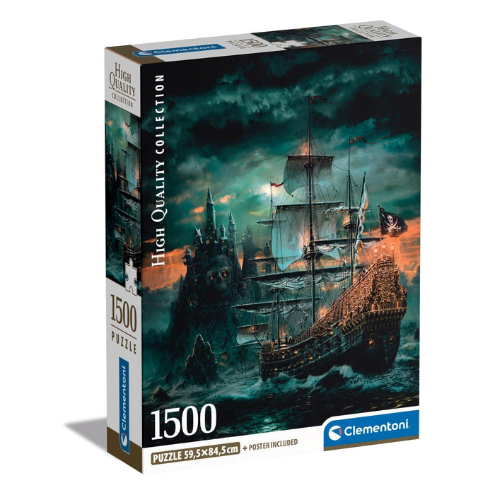 Clementoni: The Pirate's Ship 1500pc Compact Puzzle