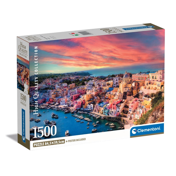 Clementoni: Picturesque Procida Island 1500pc Compact Puzzle