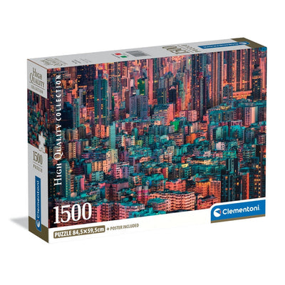 Jigsaw Puzzles, Clementoni: The Hive Hong Kong 1500pc Compact Puzzle