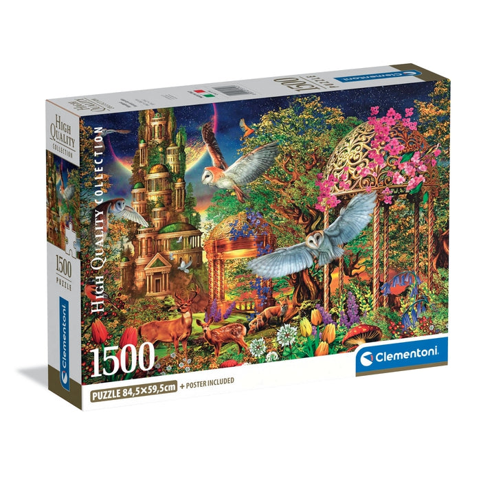 Clementoni: Woodland Fantasy Garden 1500pc Compact Puzzle