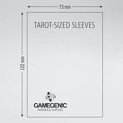 Accessories, Gamegenic Tarot Size Matte Board Game Sleeves 73mm x 122mm 50 Pack