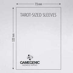Gamegenic Tarot Size Matte Board Game Sleeves 73mm x 122mm 50 Pack