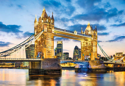 Jigsaw Puzzles, Tower Bridge at Dusk 2000pc Puzzle