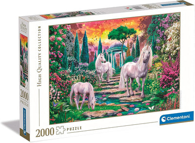 Jigsaw Puzzles, Classic Garden Unicorns 2000PC