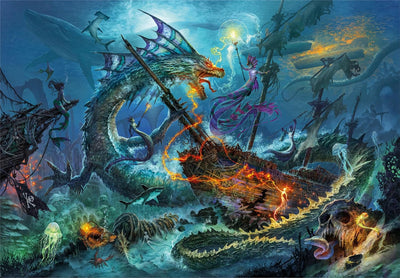 Jigsaw Puzzles, The Underwater Battle 3000pc Puzzle