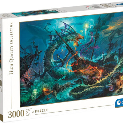 Jigsaw Puzzles, The Underwater Battle 3000pc Puzzle