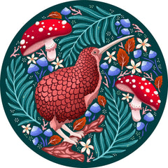Catherine Marion: Kooky Kiwi 1000pc Round Puzzle