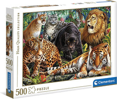 HQC Wild Cats 500pc Puzzle