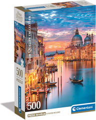 Clementoni: Lighting Venice 500pc Compact Puzzle
