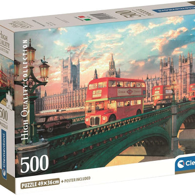 Jigsaw Puzzles, Clementoni: Westminster Bridge 500pc Puzzle