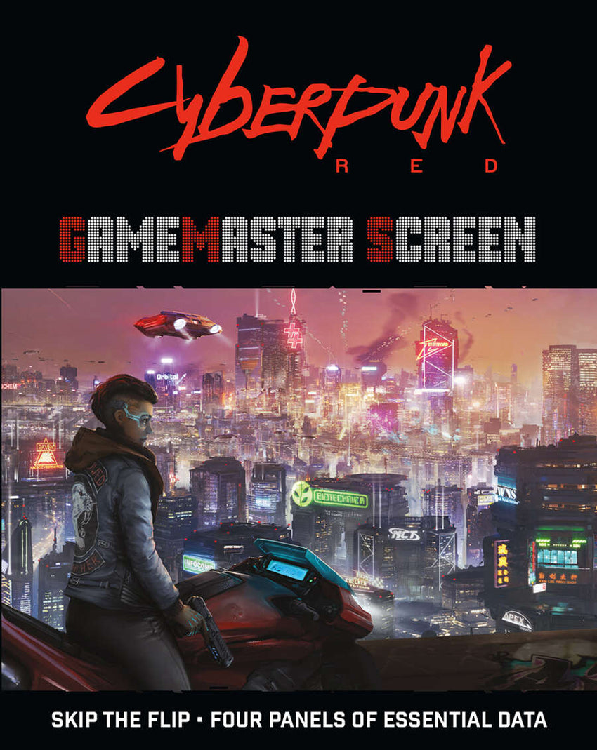 Cyberpunk RED: Gamemaster Screen