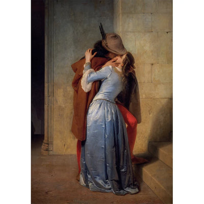Jigsaw Puzzles, Clementoni: The Kiss by Hayez 1000pc Compact Puzzle