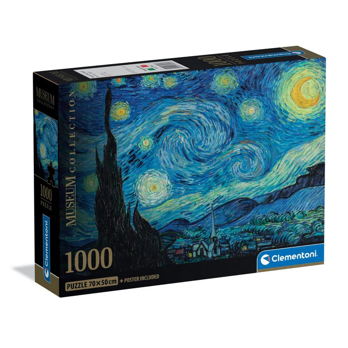 Clementoni: Starry Night by Van Gogh 1000pc Compact Puzzle
