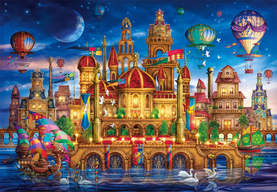 Jigsaw Puzzles, Downtown 1000pc Compact Puzzle