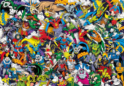 Jigsaw Puzzles, Impossible DC Justice League 1000pc Compact Puzzle