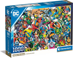 Impossible DC Justice League 1000pc Compact Puzzle