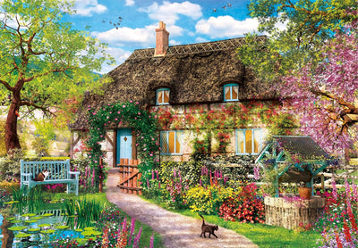 Jigsaw Puzzles, The Old Cottage 1000pc Compact Puzzle