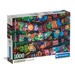 Clementoni: Thai Floating Market 1000pc Compact Puzzle