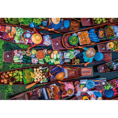 Clementoni: Thai Floating Market 1000pc Compact Puzzle