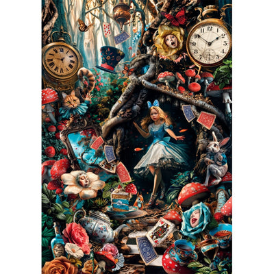 Jigsaw Puzzles, Clementoni: Another Day In Wonderland 1000pc Compact Puzzle