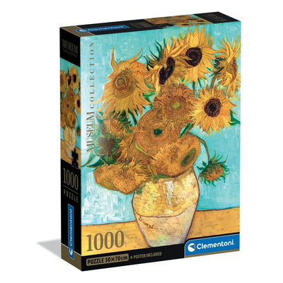 Jigsaw Puzzles, Museum Collection: Sunflowers 1000pc Compact Puzzle
