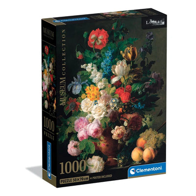 Jigsaw Puzzles, Museum Collection: Bowl of Flowers 1000pc Compact Puzzle