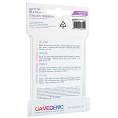 Gamegenic MATTE Sleeves: Standard European 62 x 94mm 50pc