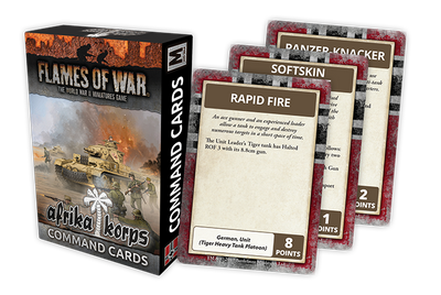 On Sale, Flames of War: Afrika Korps Command Cards