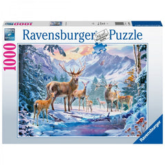 Deer and Stags in Winter 1000PC