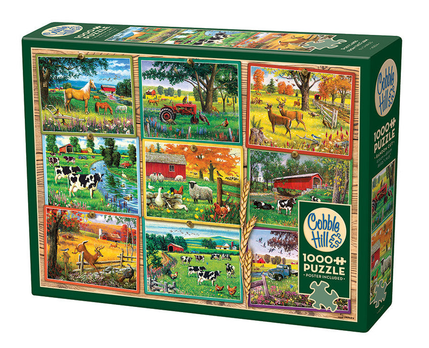 Cobble Hill: Postcards from the Farm 1000pc Puzzle