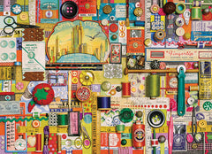 Cobble Hill: Sweing Notions 1000pc Compact Puzzle