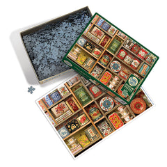 Cobble Hill: Vintage Tins 1000pc Compact Puzzle