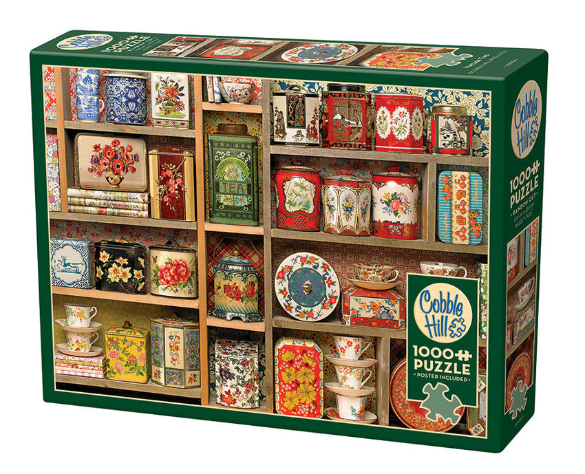 Cobble Hill: Vintage Tins 1000pc Compact Puzzle