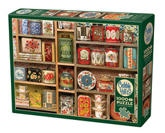 Cobble Hill: Vintage Tins 1000pc Compact Puzzle