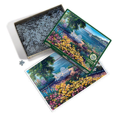 Jigsaw Puzzles, Cobble Hill: Seashore 1000pc Compact Puzzle