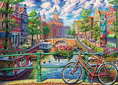 Cobble Hill: Amsterdam Canal 1000pc Compact Puzzle