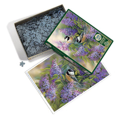 Cobble Hill: Chickadees and Lilacs 1000pc Puzzle