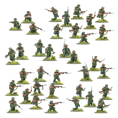 Miniatures, Bolt Action: Gurkha Infantry Platoon