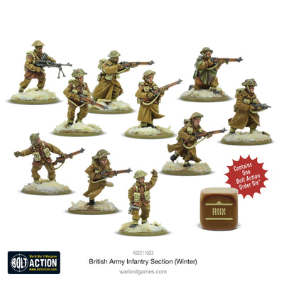 Miniatures, Bolt Action: British Infantry Section Winter