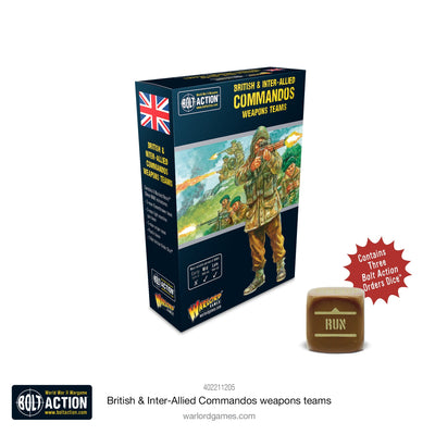 Warlord Games, British & Inter-Allied Commandos Weapons Teams