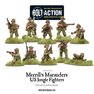 Miniatures, Bolt Action: Merrill's Marauders Squad