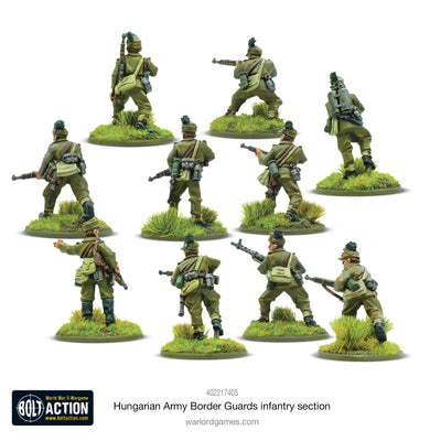 Miniatures, Bolt Action: Hungarian Army Border Guards Section