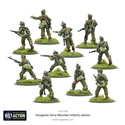 Miniatures, Bolt Action: Hungarian Army Mountain Infantry Section