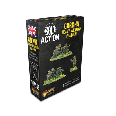 Miniatures, Bolt Action: Gurkha Heavy Weapons Platoon