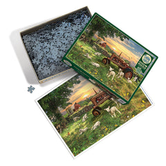 Cobble Hill: Field at Sunrise 1000pc Compact Puzzle