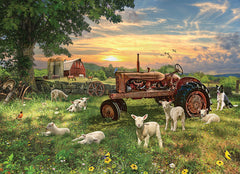 Cobble Hill: Field at Sunrise 1000pc Compact Puzzle